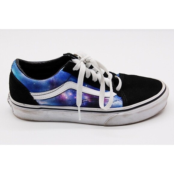 Vans Skate Off The Woman Sz 6 Men 4.5 Sneakers Black/Blue Style Code 721356 GUC - Picture 2 of 7